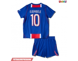 Lacne Dětský Futbalové dres Paris Saint-Germain Ousmane Dembele #10 2026-27 Krátky Rukáv - Domáci (+ trenírky)